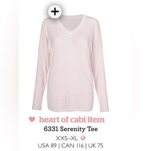 NWOT Women's CABI Playtime Serenity Tee Size medium